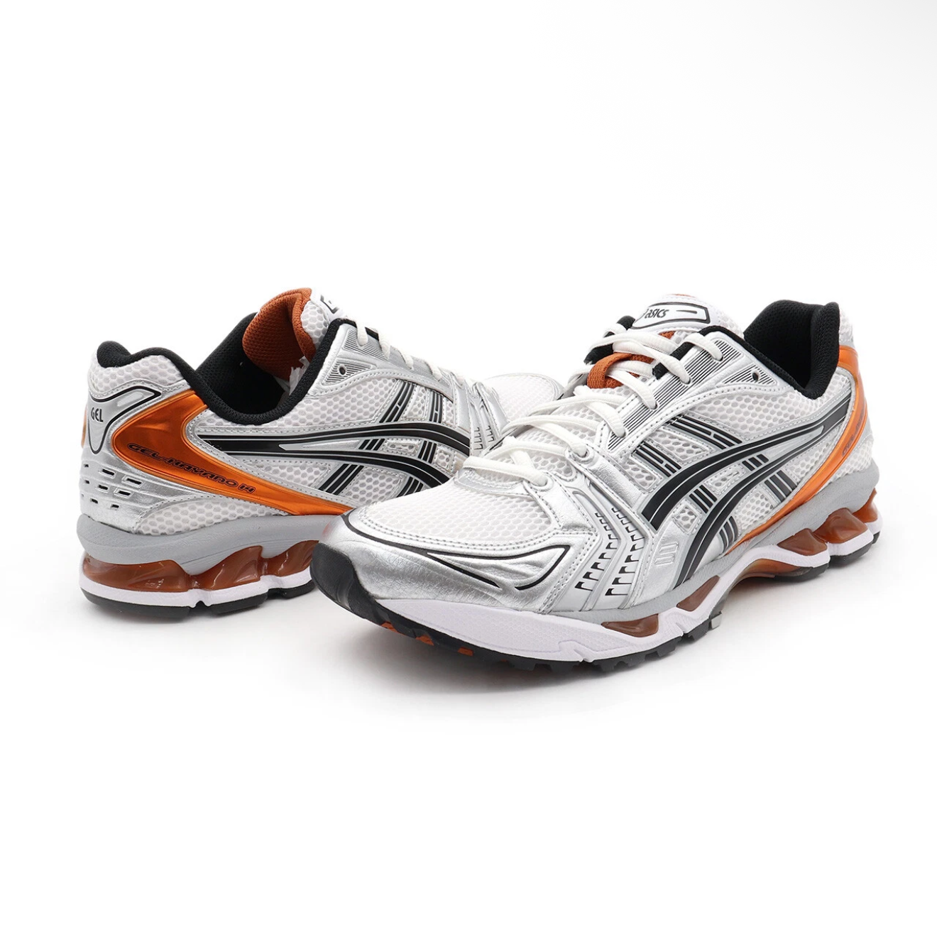 ASICS Kayano 14 White Piquant Orange
